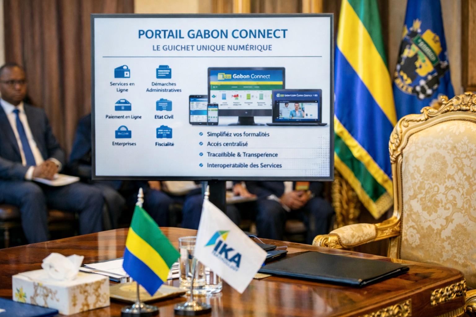 Portail Gabon Connect pour moderniser l’adiminstration publique
